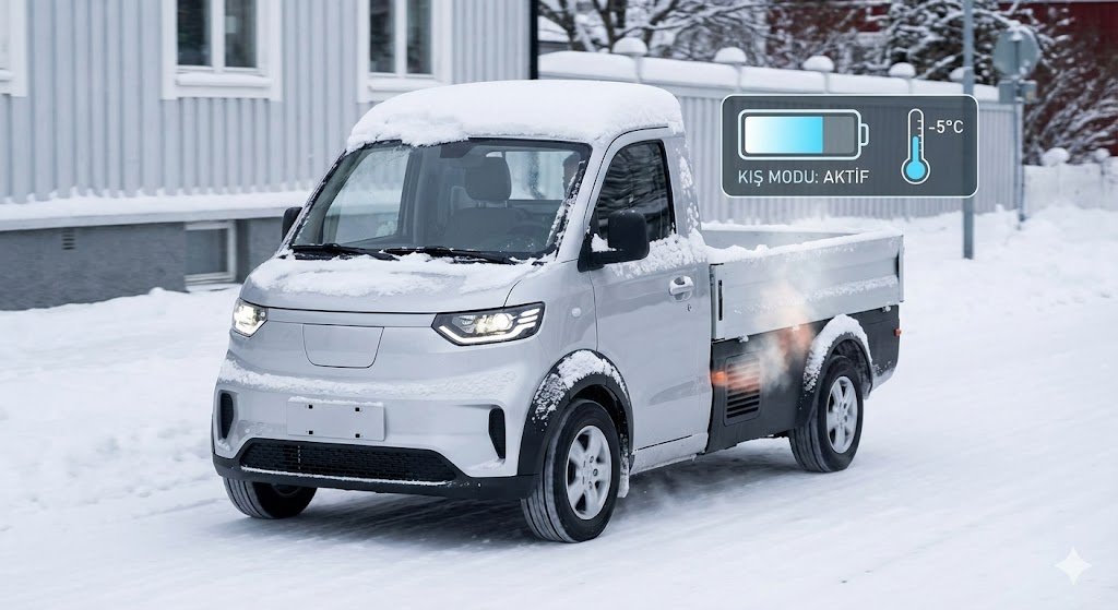 Elektrikli Kamyonet Kışın Kullanılır mı? Soğuk Havada Performans Rehberi