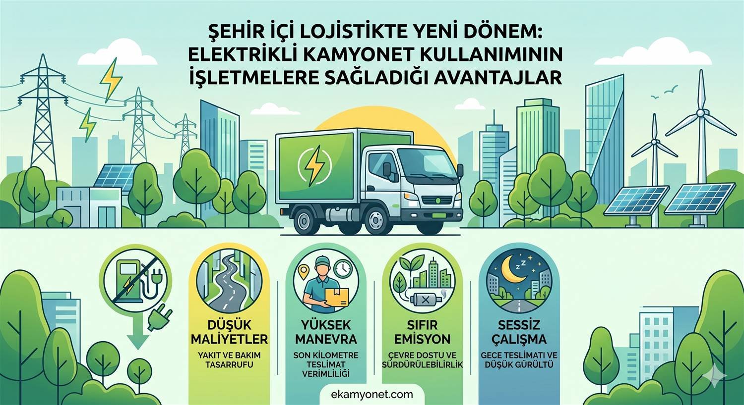 Şehir İçi Lojistikte Yeni Dönem: Elektrikli Kamyonet Kullanımının İşletmelere Sağladığı Avantajlar
