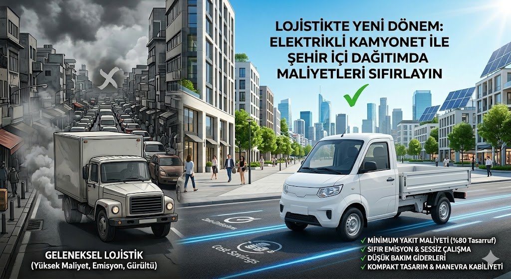 Şehir İçi Dağıtımda Ezber Bozan Çözüm: Elektrikli Kamyonet Rehberi